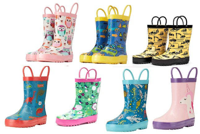 Toddler Kids Rain Boots for $9.99-$14.49 Via Amazon