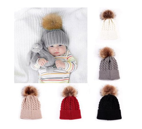 Baby Toddler Winter Warm Knit Hat Via Amazon