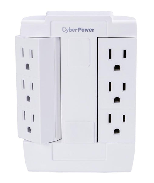 CyberPower 6-Outlet Swivel Grounded Wall Tap Via Home Depot SALE $4.85