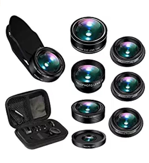 7 in 1 Phone Lens for iPhone, Samsung, Most Smartphone Via Amazon SALE $6 Shipped! (Reg $19.99)