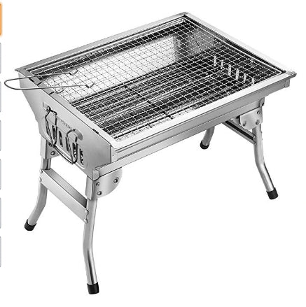 Stainless Steel BBQ Charcoal Grill Via Amazon SALE $29.99 Shipped! (Reg $49.99)