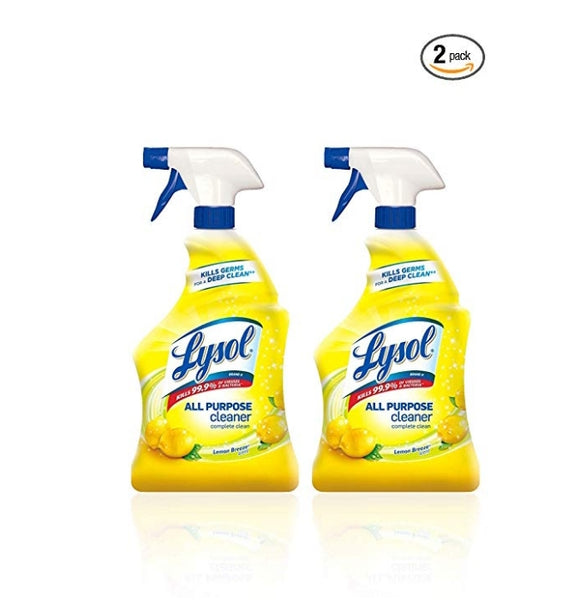 2 Pack Lysol All Purpose Cleaner, Lemon Breeze Via Amazon SALE $4.98 Shipped! (Reg $12.77)