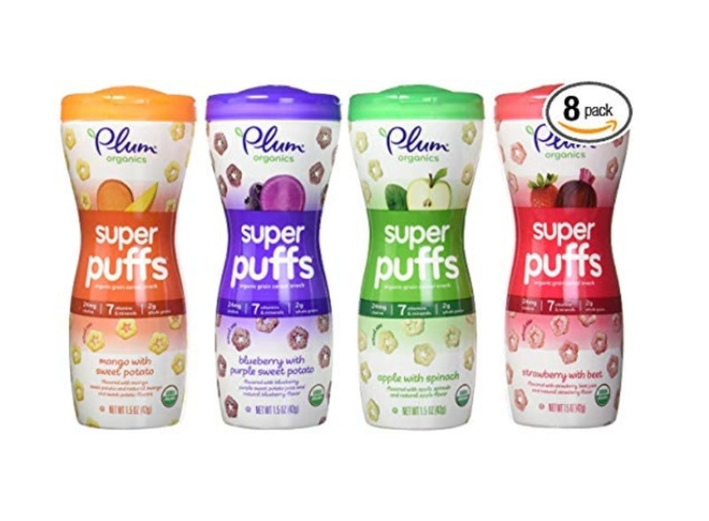 Pack of 8 Plum Organics Super Puffs Variety Pack Via Amazon SALE $12.00 Shipped! (Reg $24)
