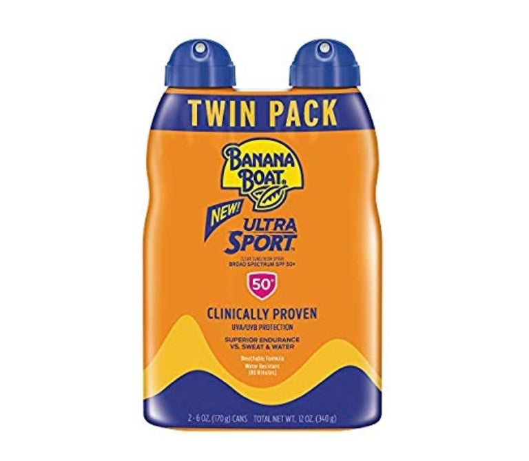 Twin Pack Banana Boat Sunscreen Sport Performance, Broad Spectrum Sunscreen Spray Via Amazon ONLY $7.11 Shipped! (Reg $18.99)