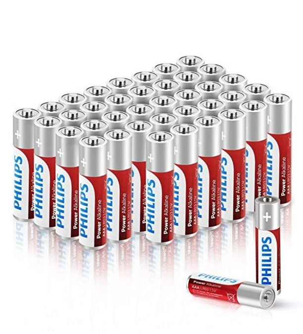 40 Pack Philips AAA Batteries Via Amazon ONLY $10.49 Shipped! (Reg $20.99)