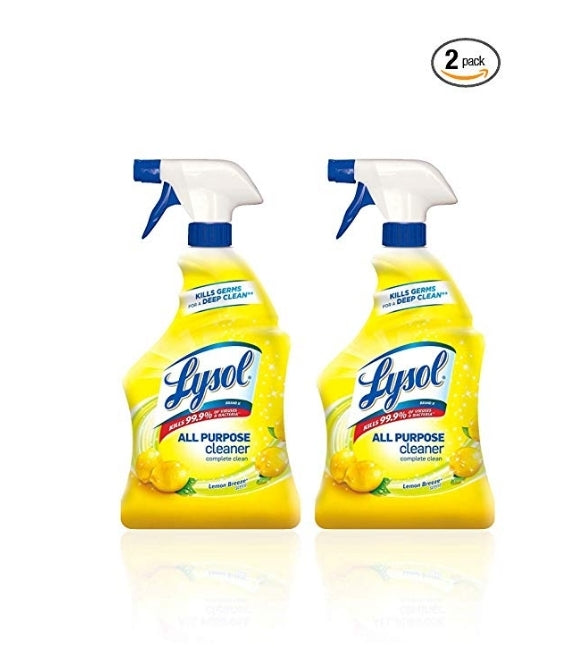 Pack of 2 Lysol All Purpose Cleaner, Lemon Breeze Via Amazon
