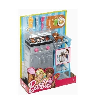 Barbie BBQ Grill Furniture & Accessory Set Via Amazon