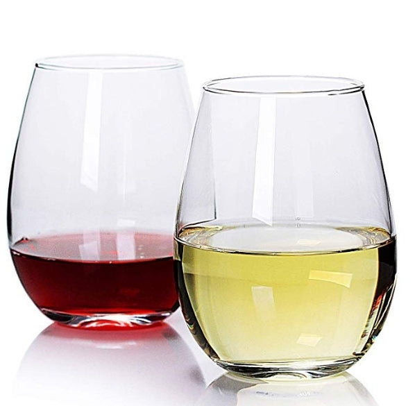 Stemless Wine Glasses 19oz Set of 4 Via Amazon