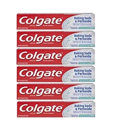6-Pack Colgate 6 Ounce Whitening Toothpaste Via Amazon