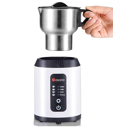 Electric Milk Frother and Steamer with Detachable Jug Via Amazon