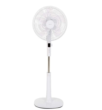 AmazonBasics Oscillating Dual Blade Standing Pedestal Fan with Remote Via Amazon