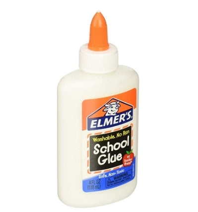 Elmer’s Liquid School Glue, Washable, 4 Ounces, 1 Count Via Amazon