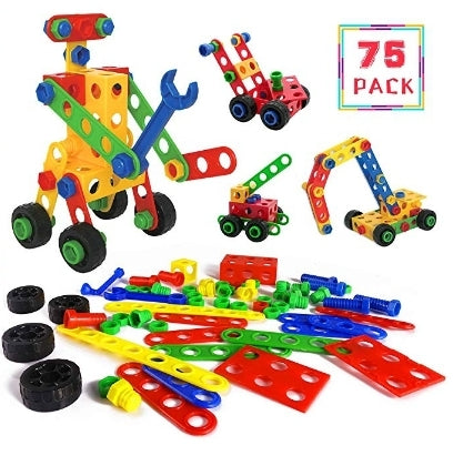 STEM Toy Kit, 75PCS Via Amazon