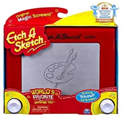 Etch A Sketch, Classic Red Drawing Toy with Magic Screen Via Amazon