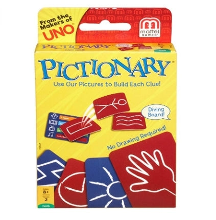 Mattel Pictionary Card Game Via Amazon