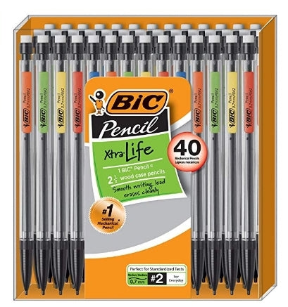 40 Count BIC Xtra-Life Mechanical Pencil Via Amazon