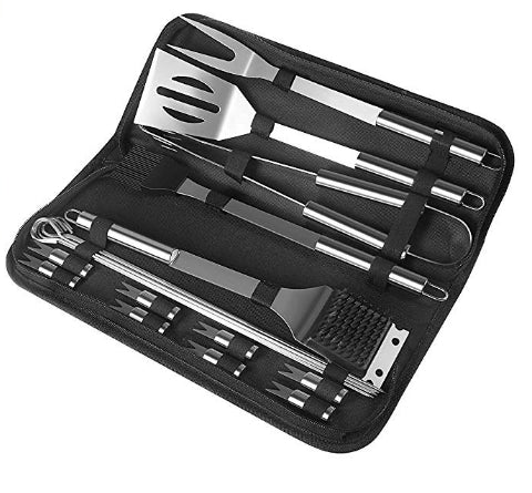 BBQ Tools Set, 19-Piece Via Amazon