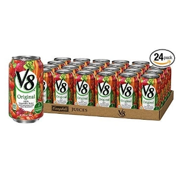 V8 Original 100% Vegetable Juice, 11.5 oz. Can (Pack of 24) Via Amazon