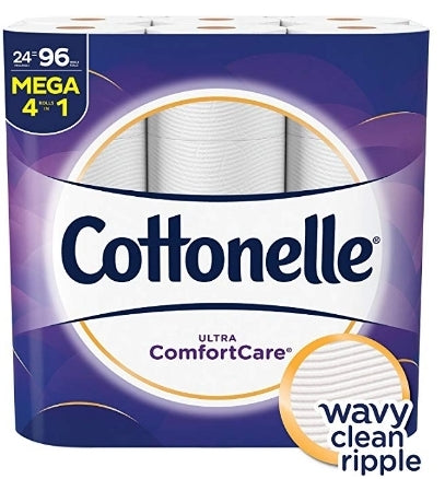 24 Mega Rolls Cottonelle Ultra ComfortCare Toilet Paper Via Amazon