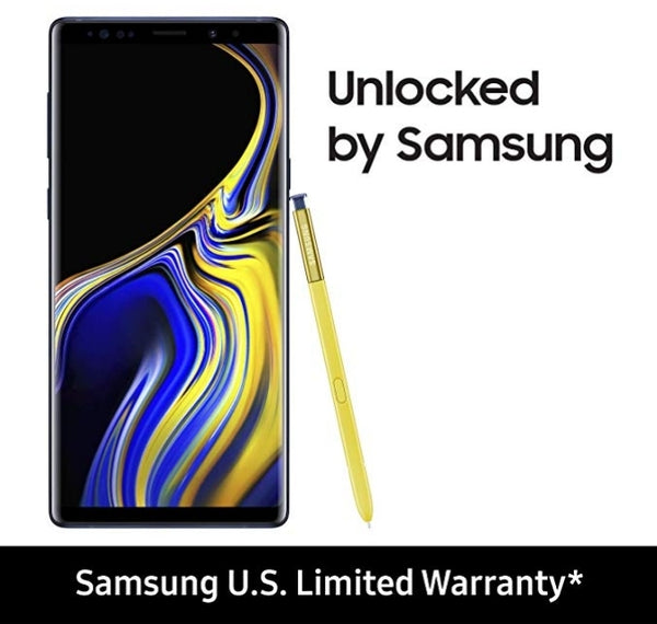 Samsung Galaxy Note 9 Factory Unlocked Phone with 6.4" Screen and 128GB (U.S. Limited Warranty) Via Amazon