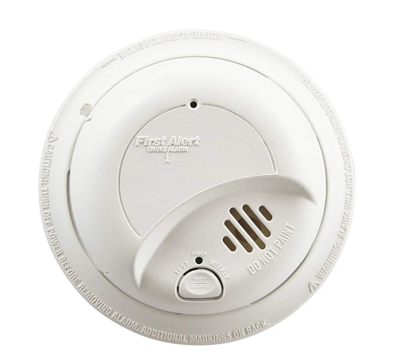 First Alert Smoke Detector Alarm | Hardwired with Backup Battery Via Amazon