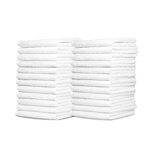 Zeppoli Wash Cloth Kitchen Towels, 24-Pack Via Amazon