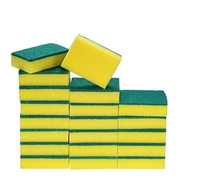 20 Pack Multi-Use Heavy Duty Scrub Sponge Extra Thin Magic Via Amazon
