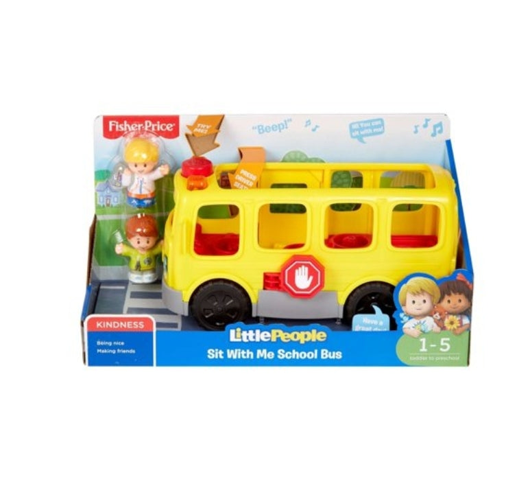 Little People Sit With Me School Bus with Lights, Sounds & Songs Via Walmart
