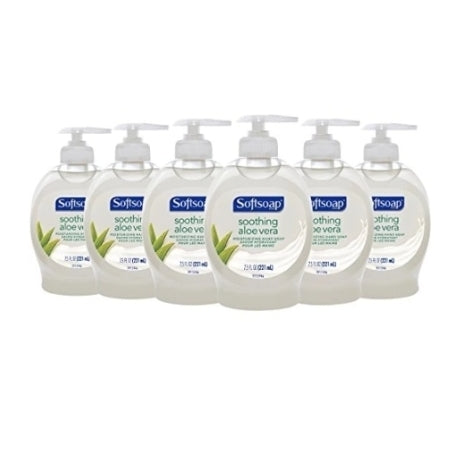 Softsoap Liquid Hand Soap, Aloe - 7.5 fluid ounce (Pack of 6) Via Amazon