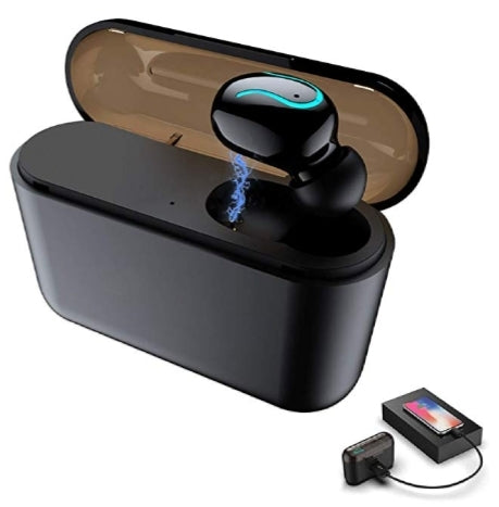 Wireless Earbuds with Mic + Charging Case Via Amazon
