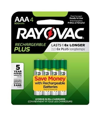Rayovac Rechargeable AAA Batteries Via Amazon