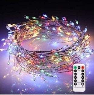 200 LED String Fairy Lights with Remote Control Via Amazon