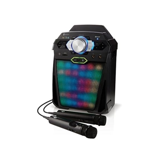 Singing Machine Digital Karaoke System with Two Microphones, Via Amazon