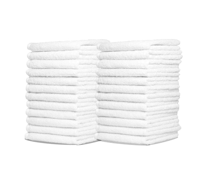 Zeppoli 24-Pack Washcloths | 100% Natural Cotton Via Amazon