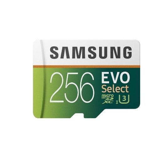 Samsung 256GB Memory Card with Full-Size Adapter Via Amazon