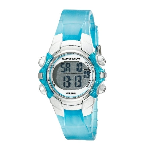 Marathon by Timex Unisex T5K817 Digital Mid-Size Light Blue Watch Via Amazon