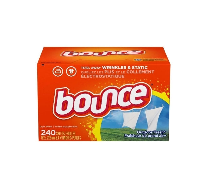 Bounce Fabric Softener and Dryer Sheets, Outdoor Fresh, 240 Count Via Amazon