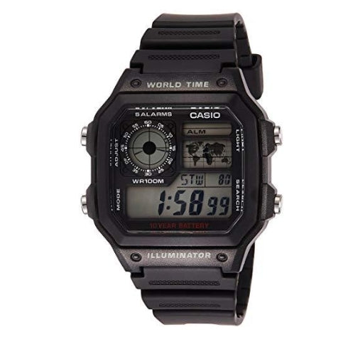 Casio Men's World Time Multifunction Watch Via Amazon