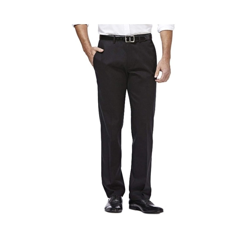 Haggar Men's Khaki Straight Fit Flex Waistband Pants Via Amazon