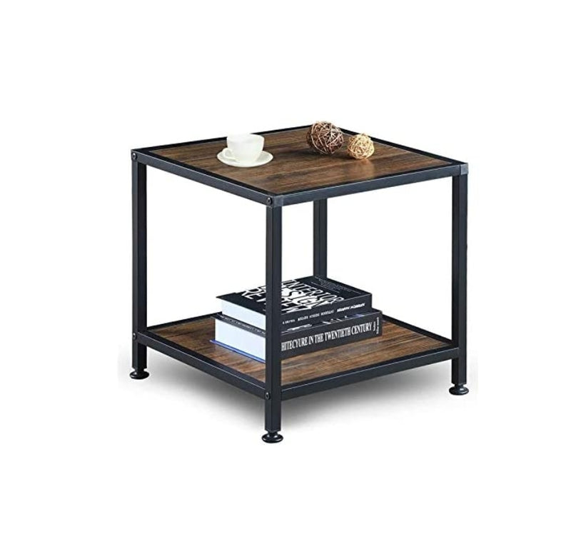 2 Tier Metal Frame End Table
Via Amazon