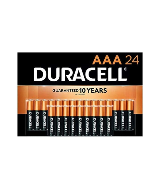 24 Pack Duracell AAA Alkaline Batteries
Via Amazon