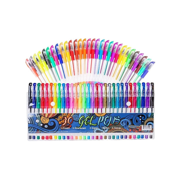 30 Colors Gel Marker Set Via Amazon