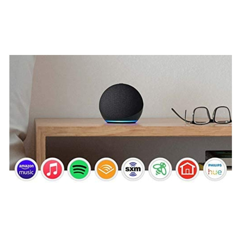 Echo Dots (4th Gen, 2020) Smart Speakers with Alexa via Amazon