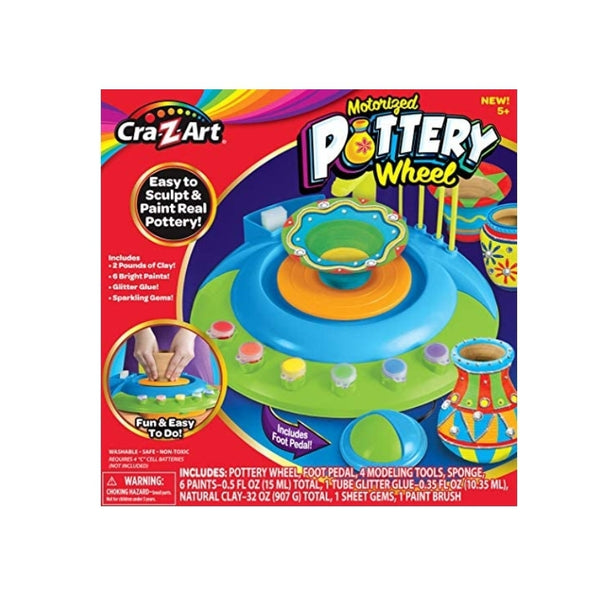 Cra-Z-Art Children’s Motorized Pottery Wheel Activity Set
Via Amazon