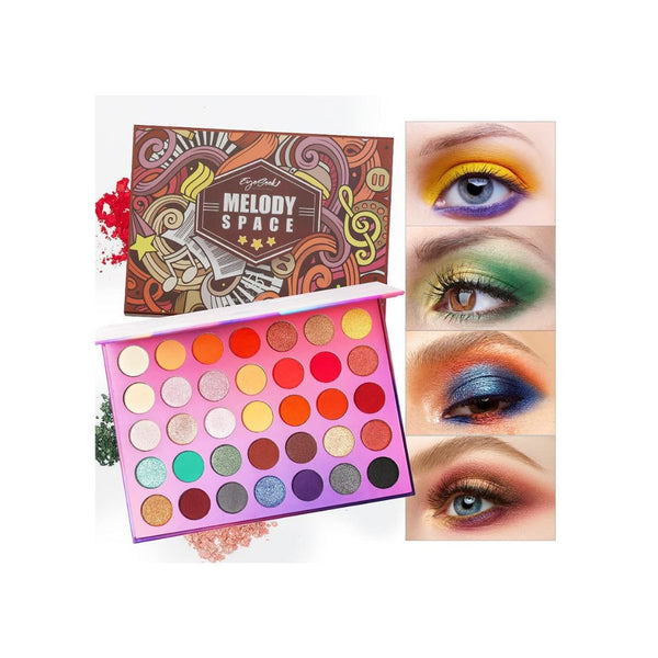 35 Colorful Bright Eye Makeup Set