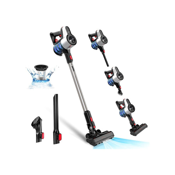 6-in-1 Lightweight Cordless Vacuum with LED Headlights