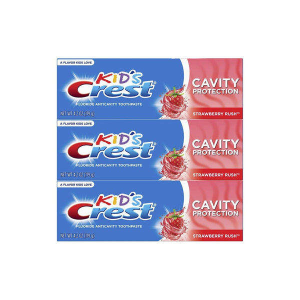 3 Pack Crest Kid’s Cavity Protection Fluoride Toothpaste