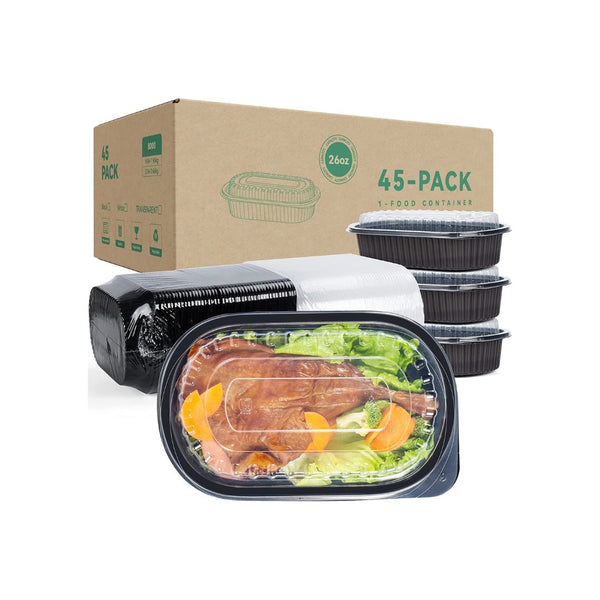 45-Pack Take Out Containers