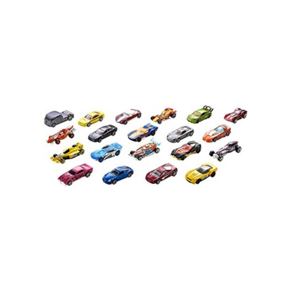 Hot Wheels, Set of 20 1:64 Scale Toy Trucks and Cars