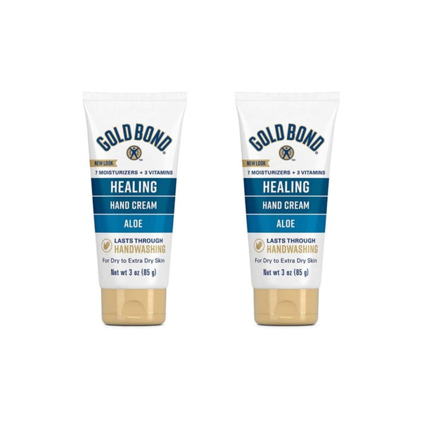 2 Tubes of Gold Bond Ultimate Healing Hand Cream (3 oz. Tubes)